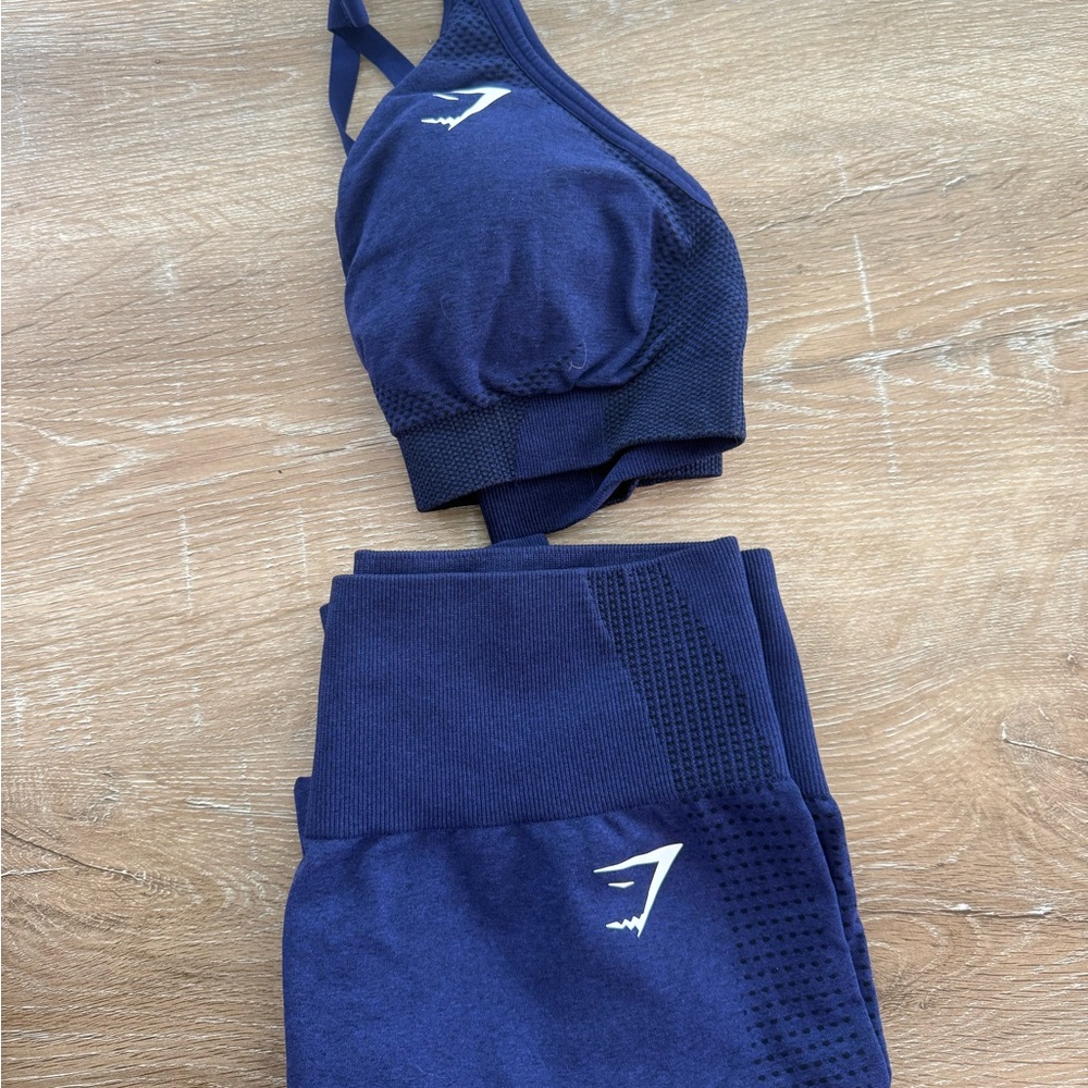 Gymshark Deep Blue Workout Set
